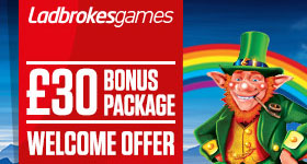 Ladbrokes Games Bonus - £30 Welcome Package