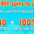 mega casino bonus code - 140 Free Spins