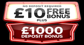 £10 free casino Bonus - skyvegas
